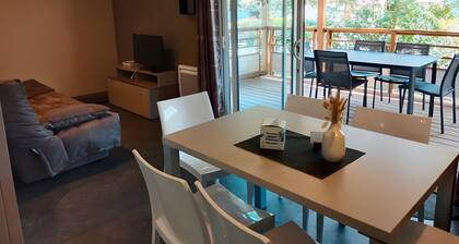 L'Azur de la Cigale – Tranquil Family Retreat near Landes Beaches