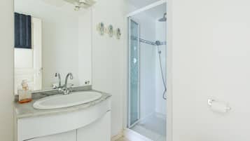 Shower, hair dryer