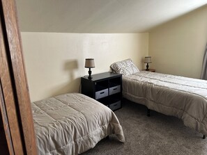 4 bedrooms, iron/ironing board, travel crib, free WiFi