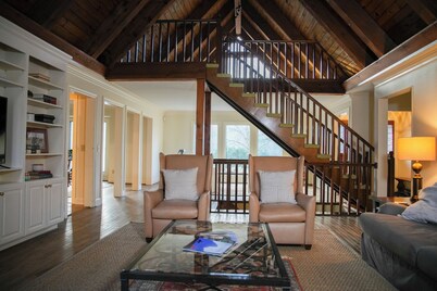 Dug Hill Home with Patio, Pond & Fire Pit!