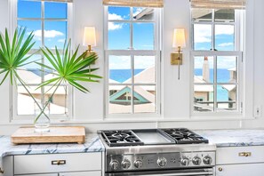 Fridge, microwave, oven, dishwasher - YOLO Cottage l Gulf Views | Pool l Outdoor Fireplace l Bikes (Rosemary Beach)