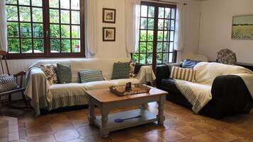 Télévision, cheminée