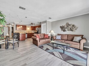 Condo, 1 King Bed with Sofa bed (Dune Villas 7A) | Living area - Dune Villas 7A (Santa Rosa Beach)