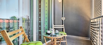 Impressive apartment just 400 metres from the beach and 150 metres from the lively centre
