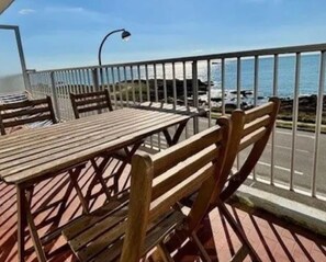 Outdoor dining - Studio vue mer et belle ile (Quiberon)