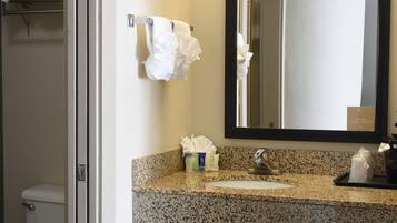 Free toiletries, towels, soap, shampoo