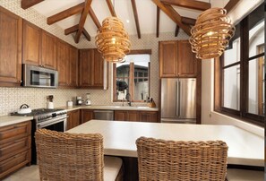 Condo | Private kitchen - Bright, Modern Home with Beach Club Access and Walking Distance to the Beach (Las Catalinas)