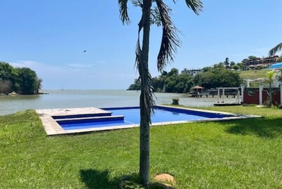 Charming Riverfront Home with Terrace, Pool and Unforgettable Views