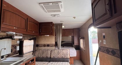 Cozy 1-bedroom recreational vehicle with AC