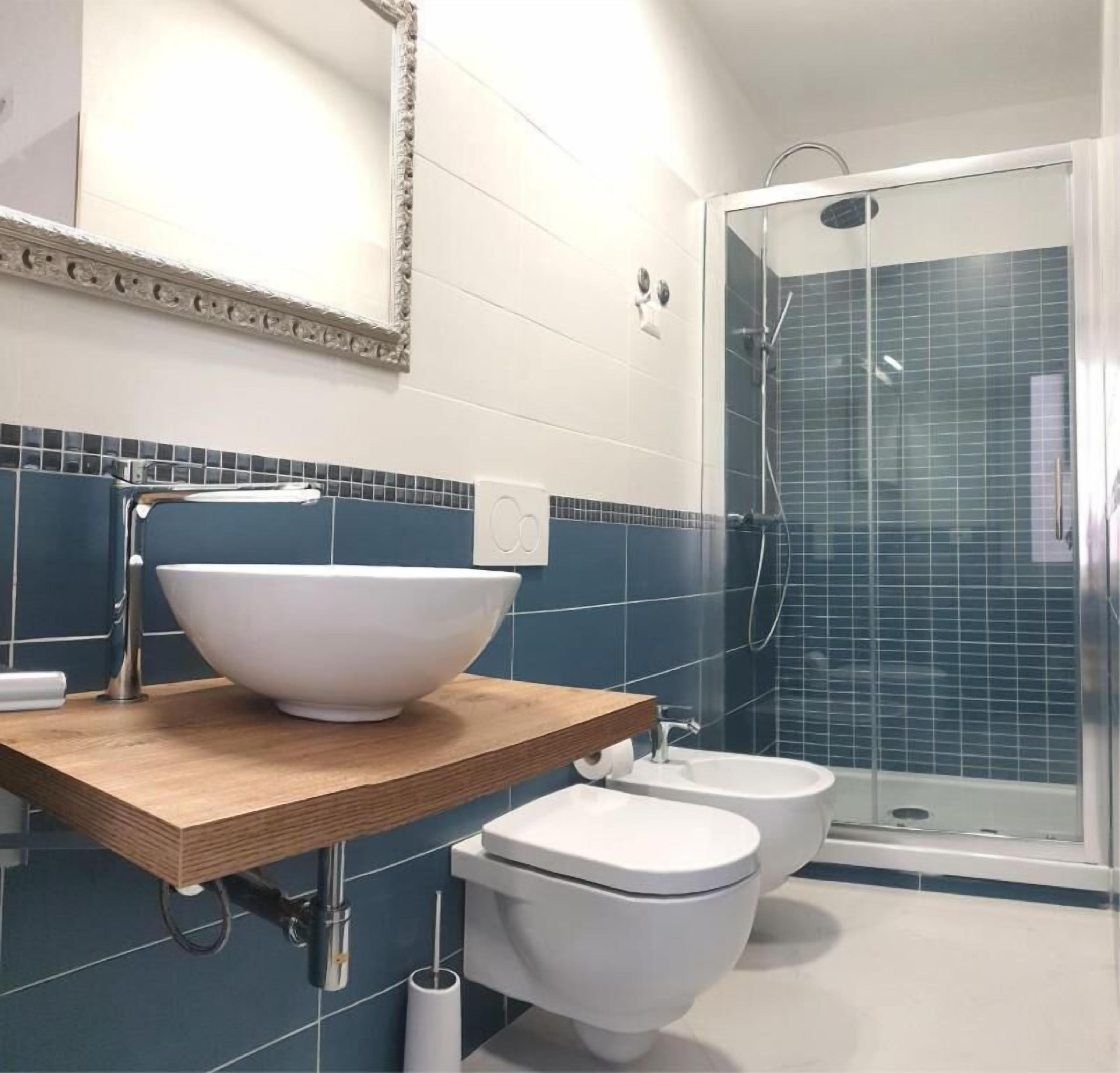 Comfort-Doppelzimmer, Stadtblick | Badezimmer