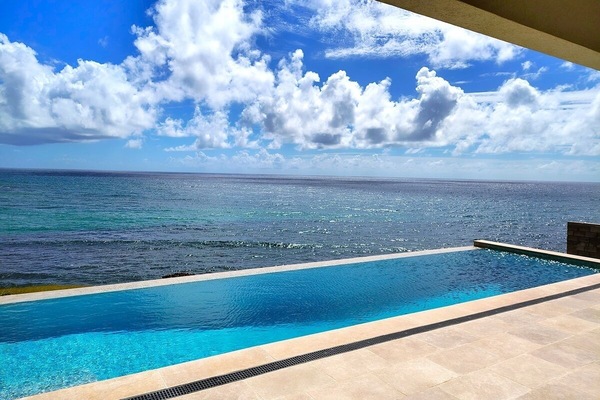 Pools and Atlantic ocean