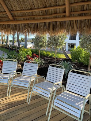 Terrace/patio - ON THE BEACH - SPECTACULAR SUNSETS (Fort Myers Beach)