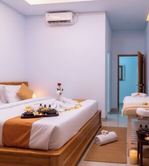 Body treatments, aromatherapy, hot stone massages, deep-tissue massages