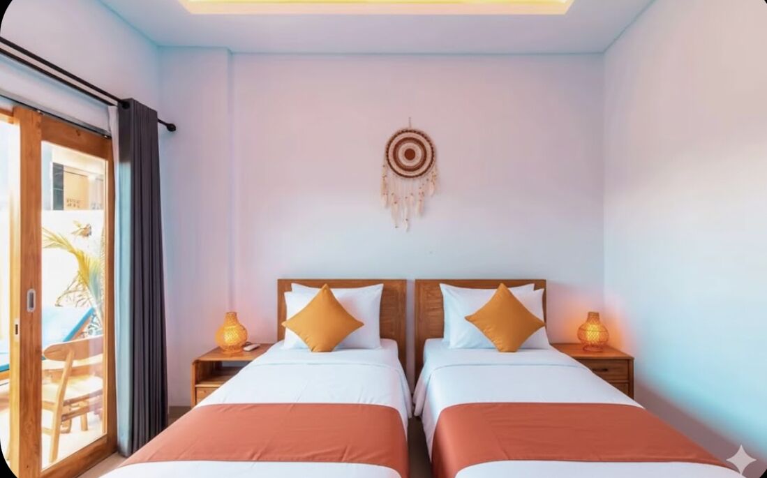 Premium bedding, blackout drapes, soundproofing, iron/ironing board