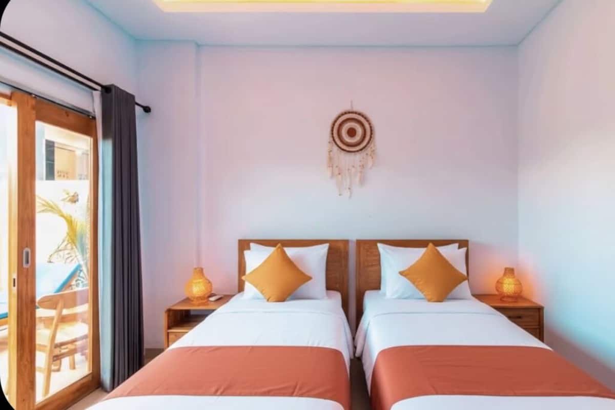 Premium bedding, blackout drapes, soundproofing, iron/ironing board