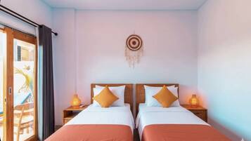 Premium bedding, individually decorated, individually furnished