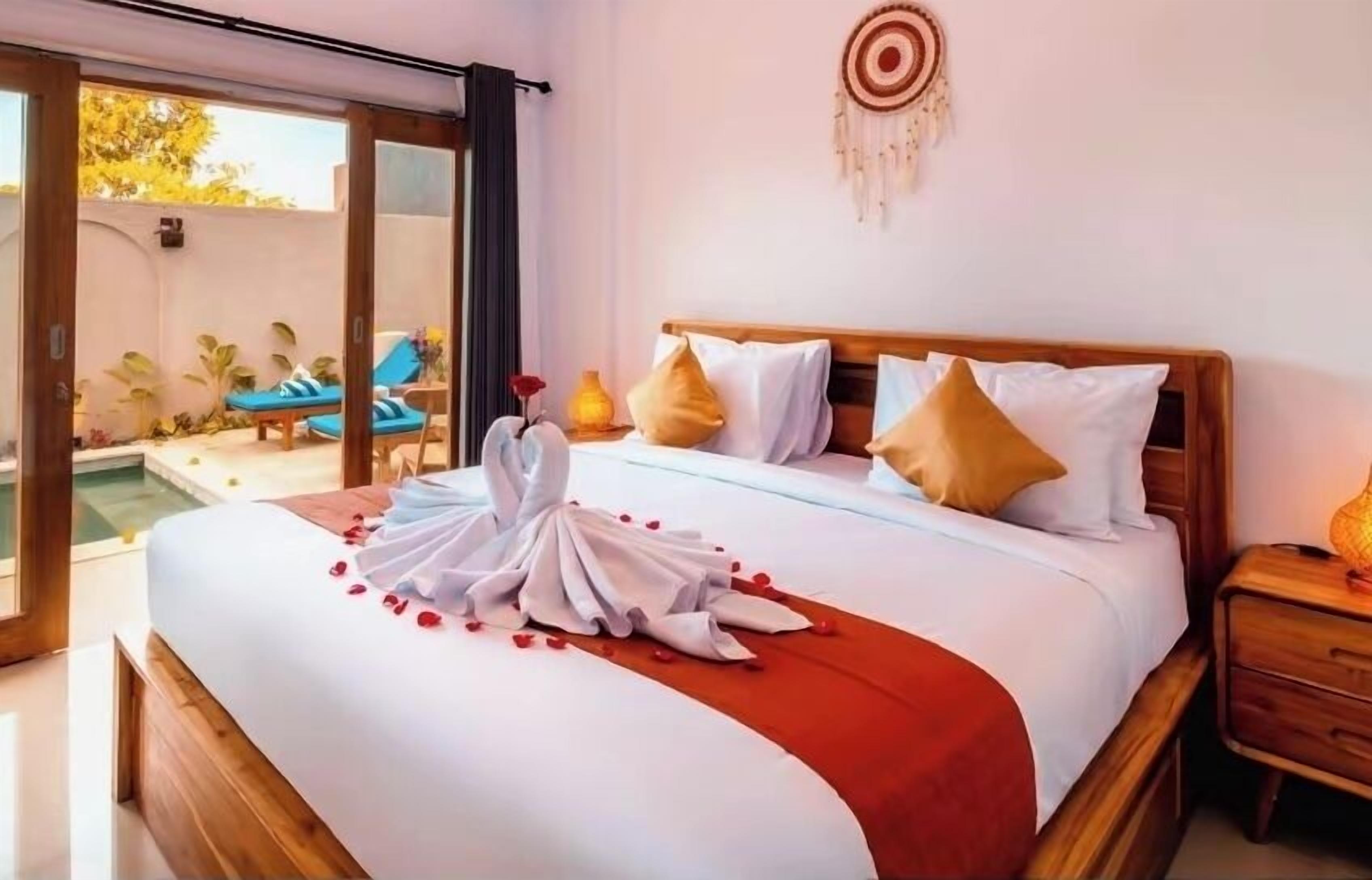 Premium bedding, individually decorated, individually furnished