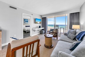Condo, 1 King Bed (Destin on the Gulf 707) | Living area - Destin on the Gulf 707 (Destin)