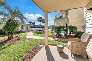 Condo, 1 King Bed with Sofa bed (Sandprints II B-1) | Terrace/patio - Sandprints II B-1 (Miramar Beach)
