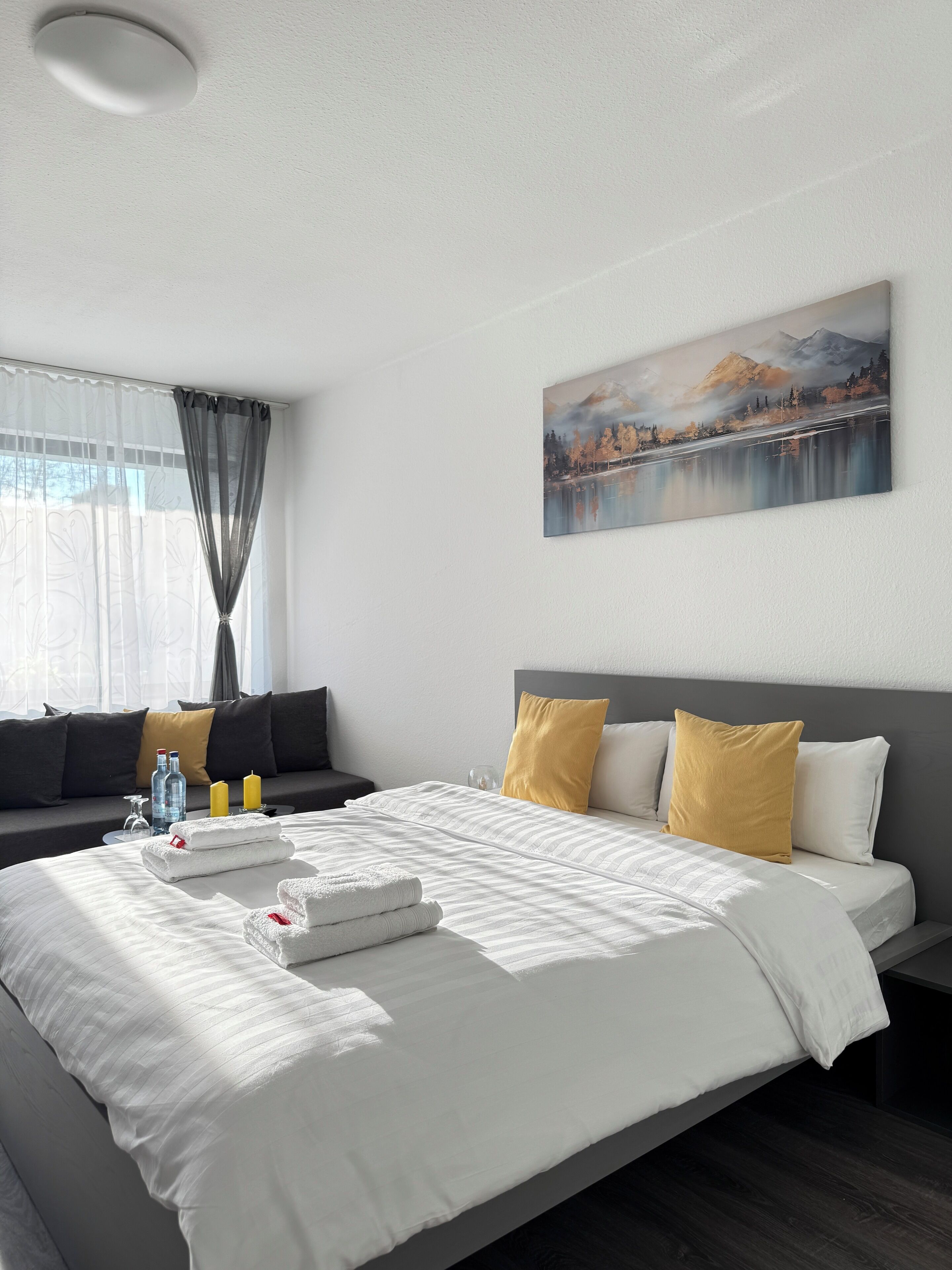 2 bedrooms, desk, iron/ironing board, WiFi