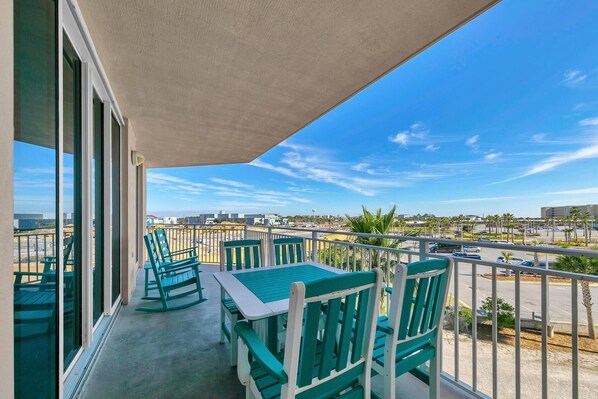 Huoneisto, useita sänkyjä (Waterscape A335) | Ulkoruokailutilat