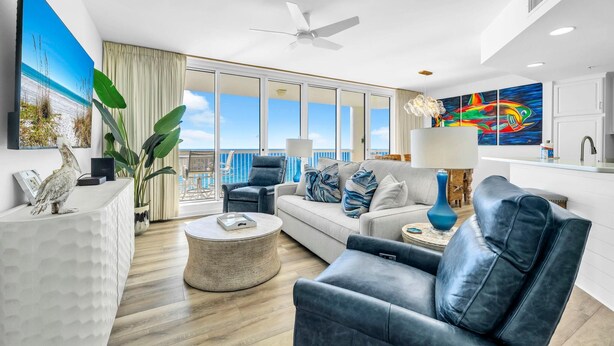 Apartamento, varias camas (Silver Beach Towers #1003E) | Zona de estar