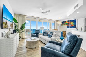 Condo, Multiple Beds (Silver Beach Towers #1003E) | Living area - Silver Beach Towers #1003e (Destin)