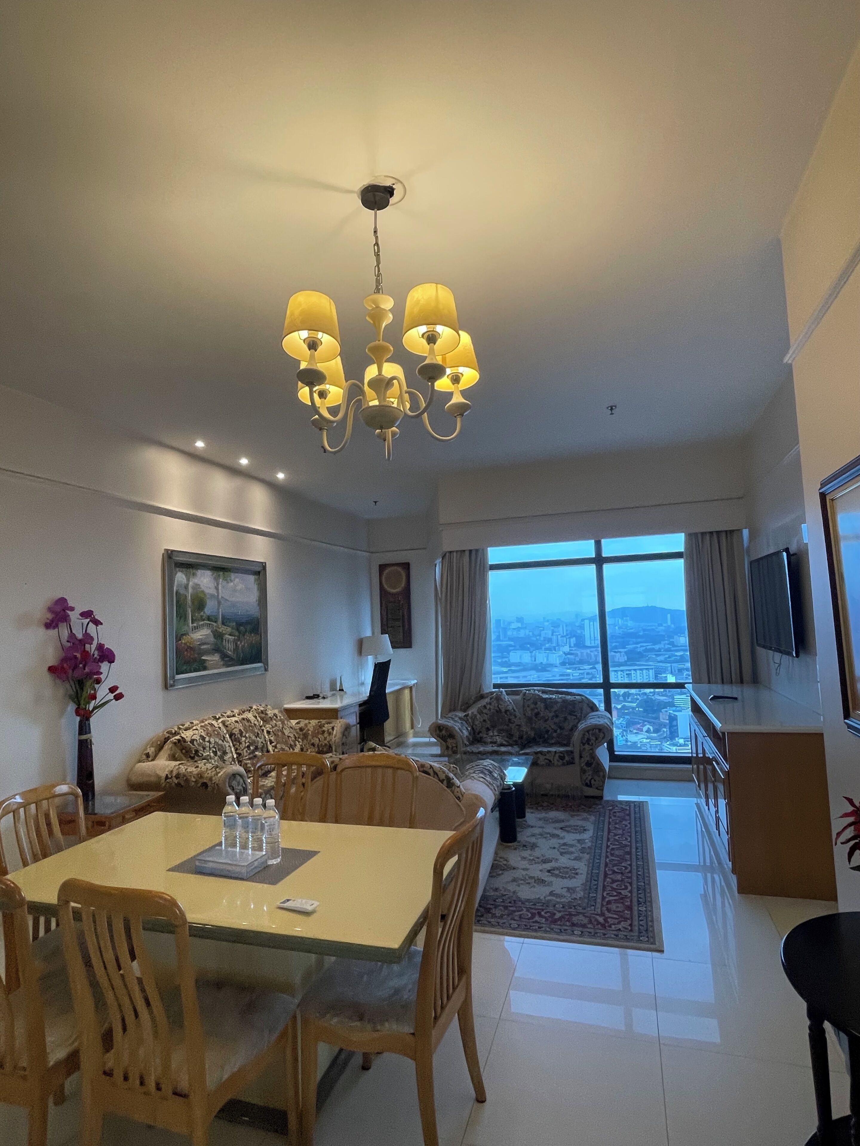 Appartement Familial, vue ville