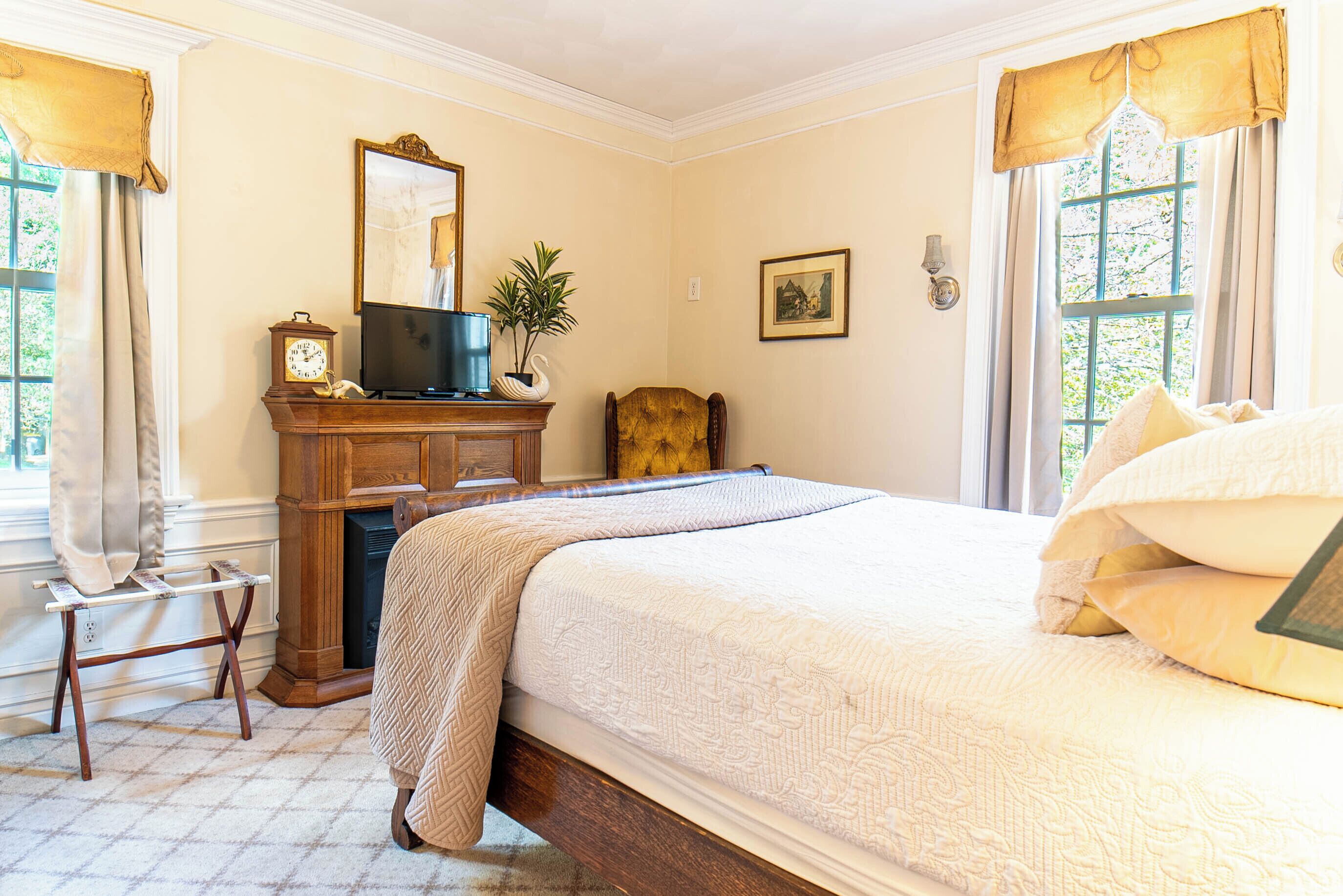 Doppelzimmer, Gartenblick