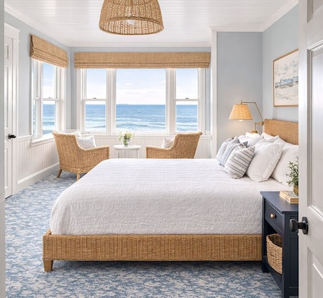 Deluxe Double Room, 1 Queen Bed, Ocean View, Oceanfront | Individually decorated, individually furnished, free WiFi. The Breakers Inn