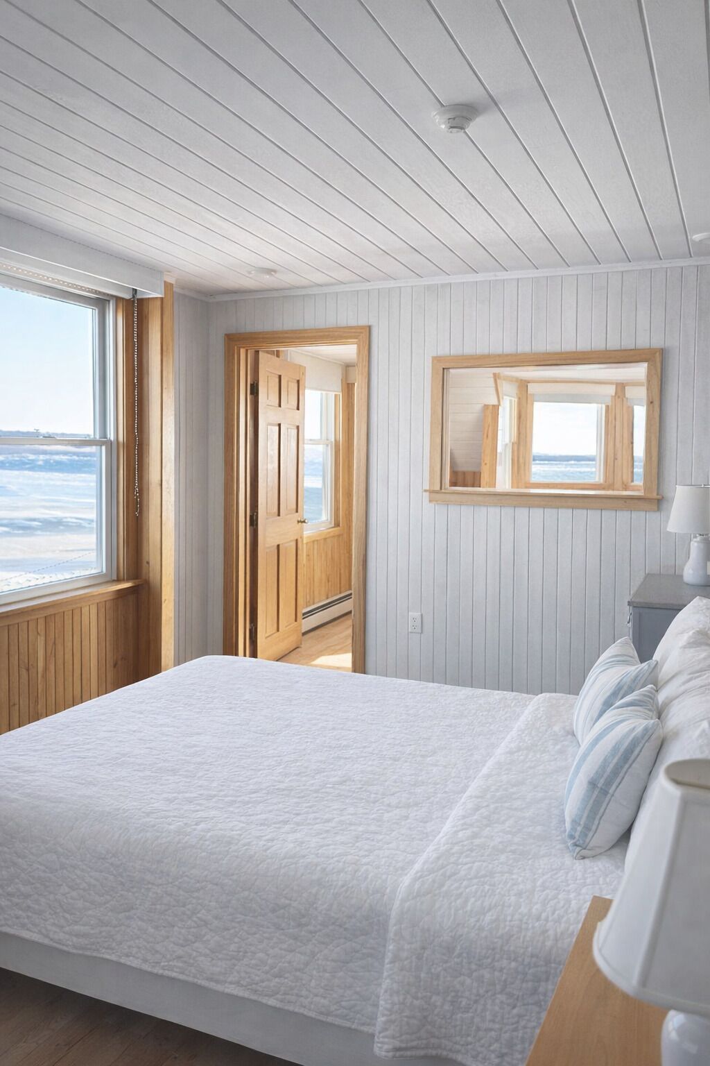 Chambre Quadruple Deluxe, plusieurs lits, vue océan | Wi-Fi gratuit