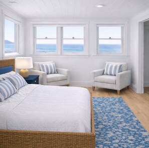Deluxe Quadruple Room, Ocean View | Individually decorated, individually furnished, free WiFi - The Breakers Inn (Scarborough)