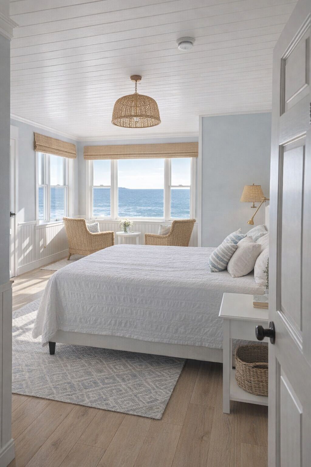 Chambre Double Deluxe, 1 grand lit, vue océan, en front de mer | Wi-Fi gratuit