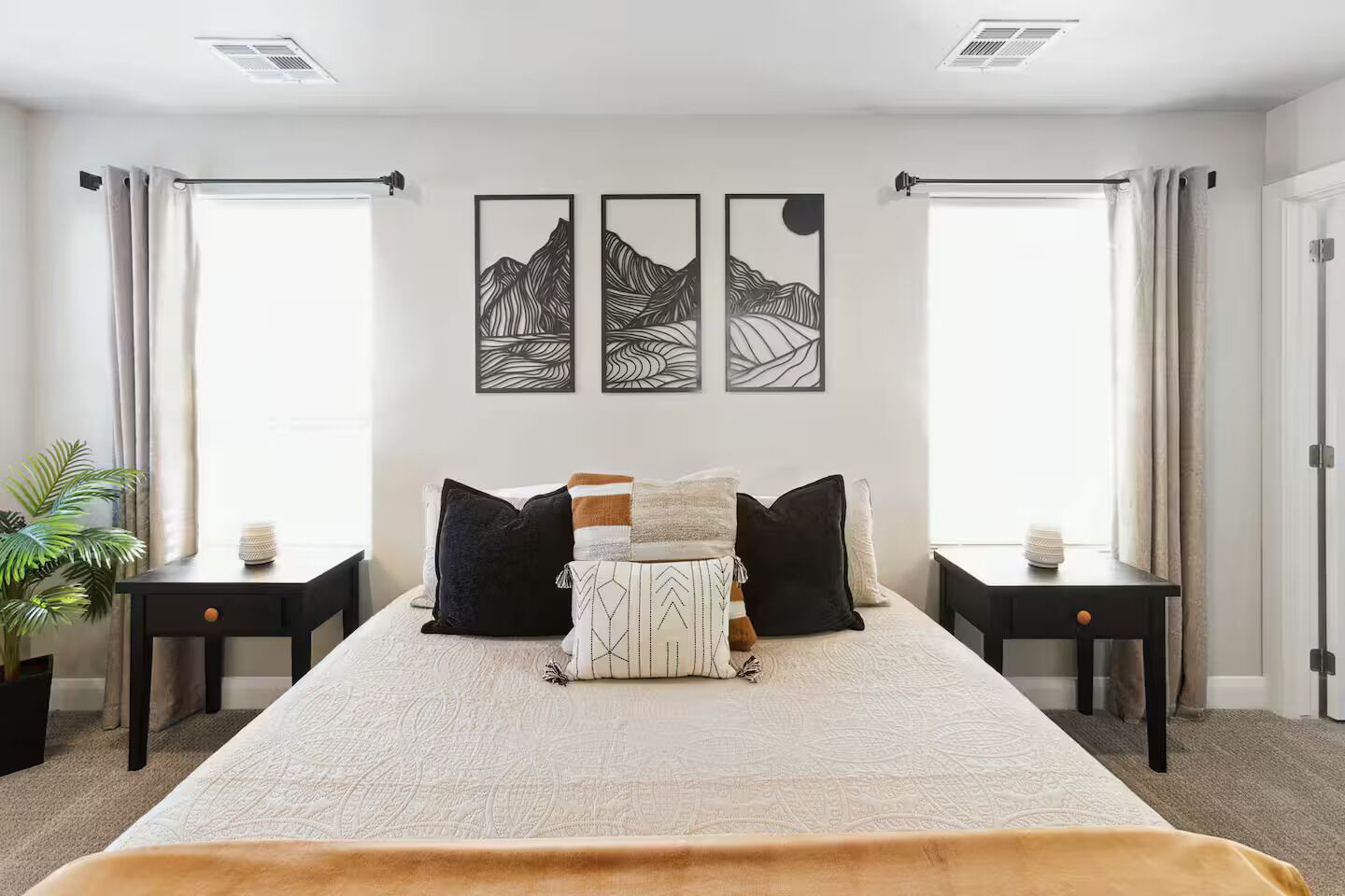 3 chambres, fer et planche à repasser, Wi-Fi, literie fournie