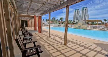 Resort-Style 3BR | Pools, Balcony & SpaceX Views