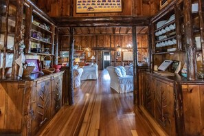 Lobby - New! Historic Log Cabin with really cool features! (Boothbay Harbor)