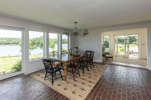 Dining - New listing! Huge waterfront estate with Dock & Float! (Boothbay)