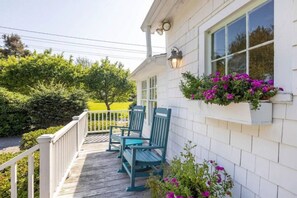 Terrace/patio - New! Steps away from the heart of the Harbor! (Boothbay Harbor)