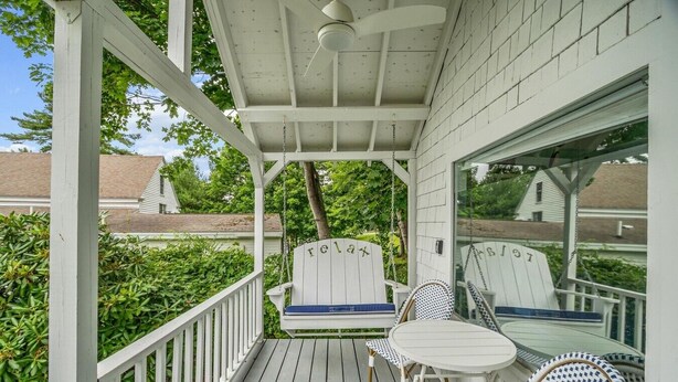 Terrace/patio - New! Perfect for couples, solo travelers, or as extra space for larger groups! (Boothbay Harbor)