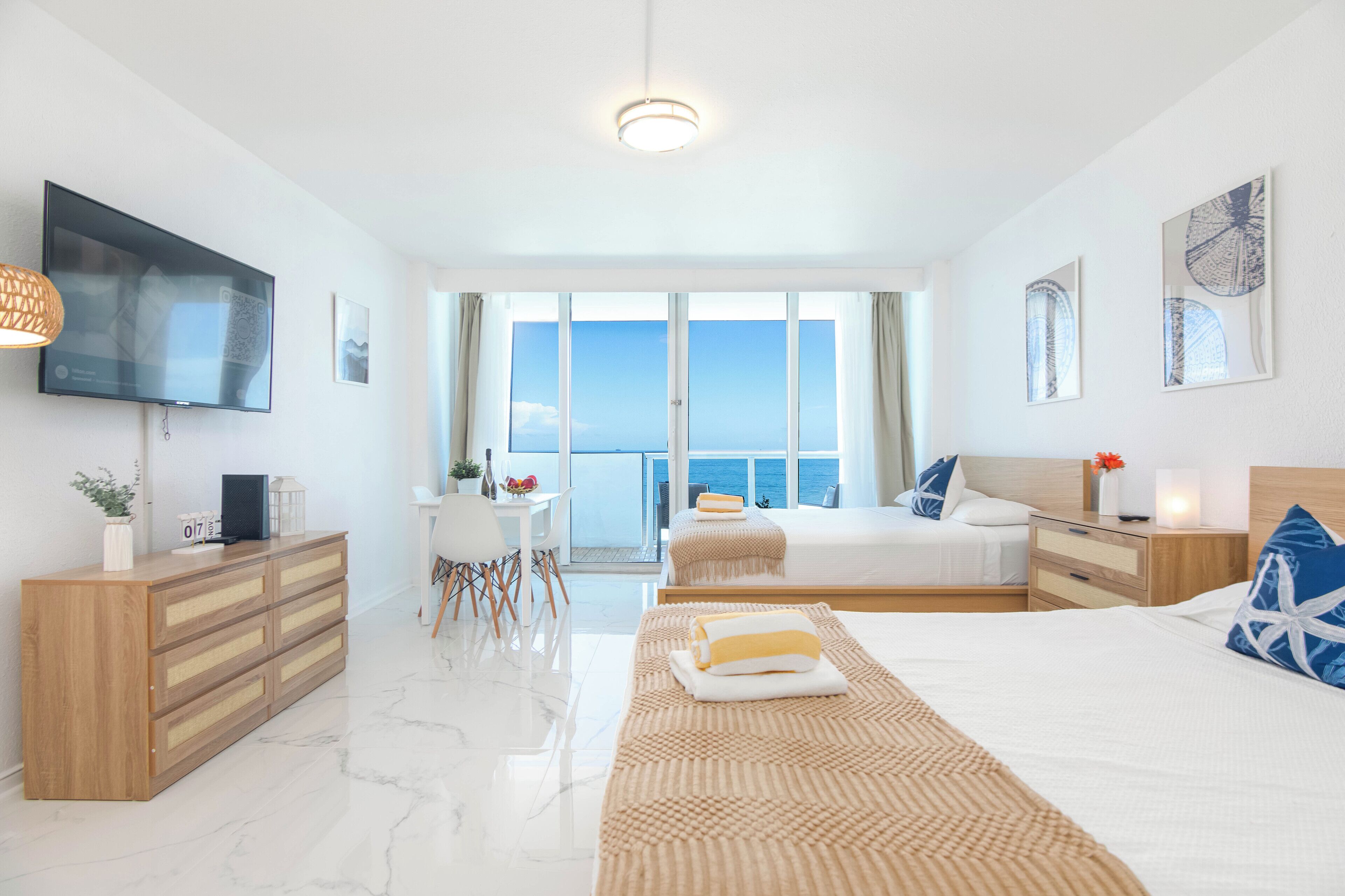 Comfort Studio, Balcony, Sea View | Laptop workspace, free WiFi