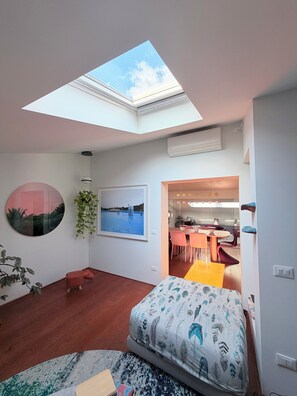 1 chambre, fer et planche à repasser, Wi-Fi gratuit, draps fournis