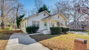 Exterior - Easy MARTA Access! Modern ATL Home w/ Deck (Atlanta)