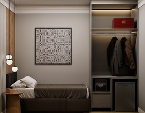 Deluxe Single Room | In-room safe, laptop workspace, free WiFi - Ruby Hotels (Confins)