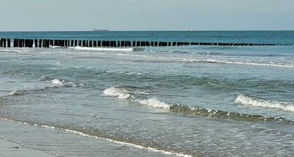 Vacation park chalet near the beach, modern, cozy and well furnished.