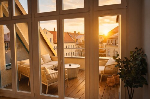 120 m² Luxus-Penthouse - Sky View Terasse - 2 Schlafzimmer - Neu und Design