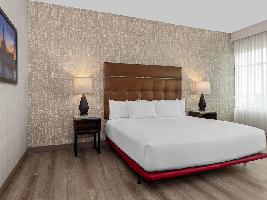 Suite, 1 kingsize-seng med sovesofa, tilpasset hørselshemmede (Upper Floor, Sofa Sleeper, 2 Rooms)