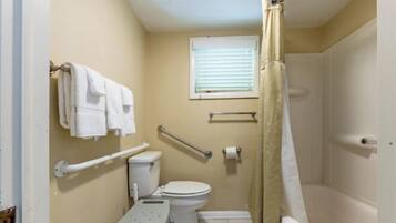 Hair dryer, towels