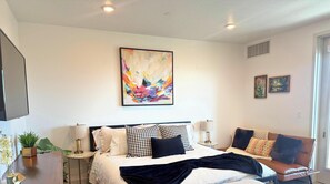 1 bedroom, iron/ironing board, Internet, bed sheets