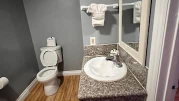 Deluxe Double Room | Bathroom | Shower, towels, soap, shampoo