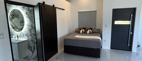 1 chambre, fer et planche à repasser, Wi-Fi, draps fournis